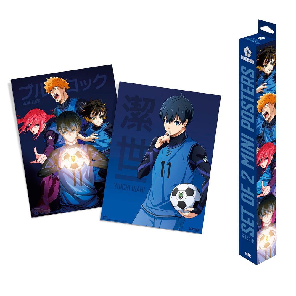 Grupo Erik Bluelock - Blue Lock Mini poster set - Multicolours